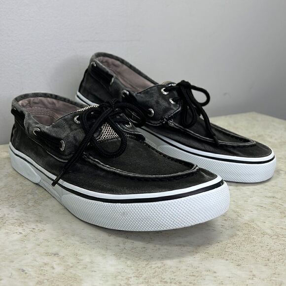 Sperry Topsider Black Denim M8.5 - Picture 5 of 10